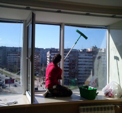 Мытье окон в однокомнатной квартире Бирск